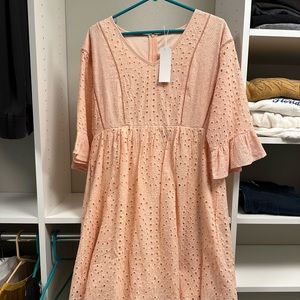 PetalLush Dress in Peach… Worn twice. No tags attached.
